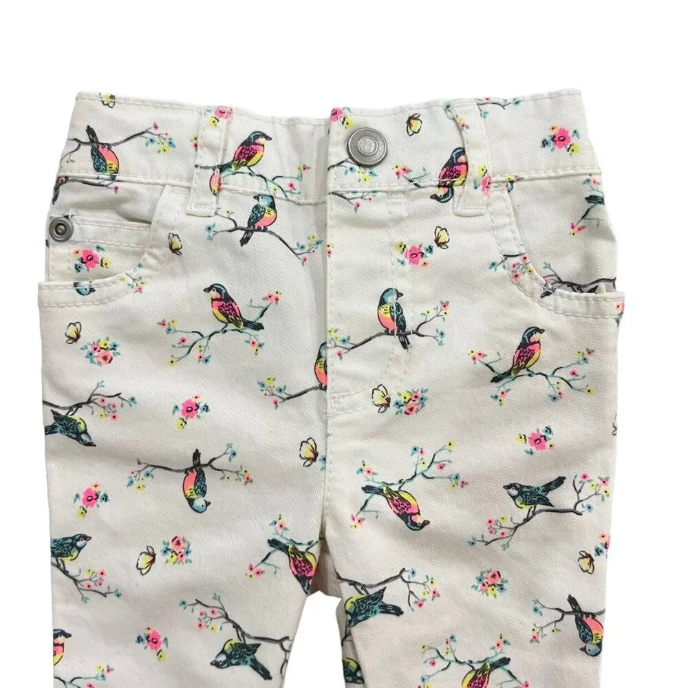 Carter's 12m Colorful Bird & Butterfly Print Pants